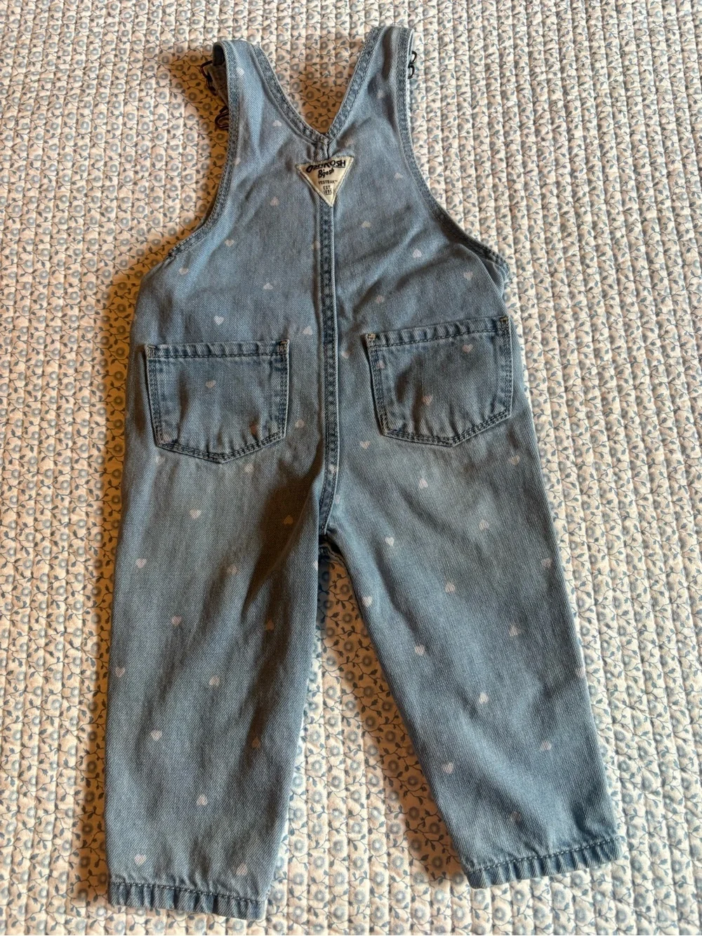 OshKosh B'gosh Heart Denim Overalls